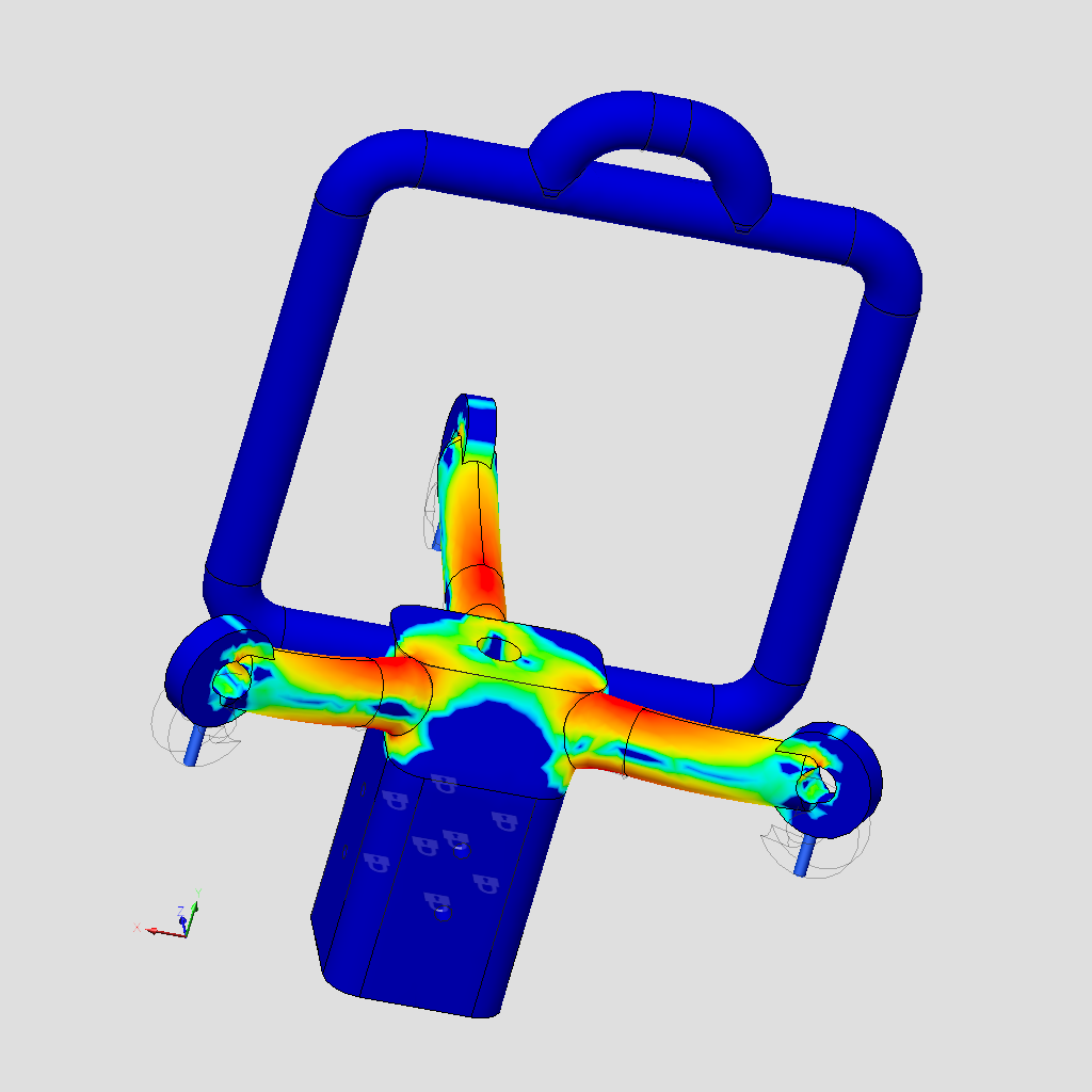 Analysis of safety factor using finite element analysis